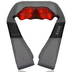 Nekteck vista frontal del masajeador de cuello, alivio profundo inmediato