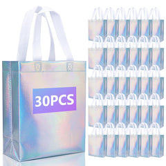 NEOACT bolsa frontal iridiscente con brillo llamativo y presentación premium