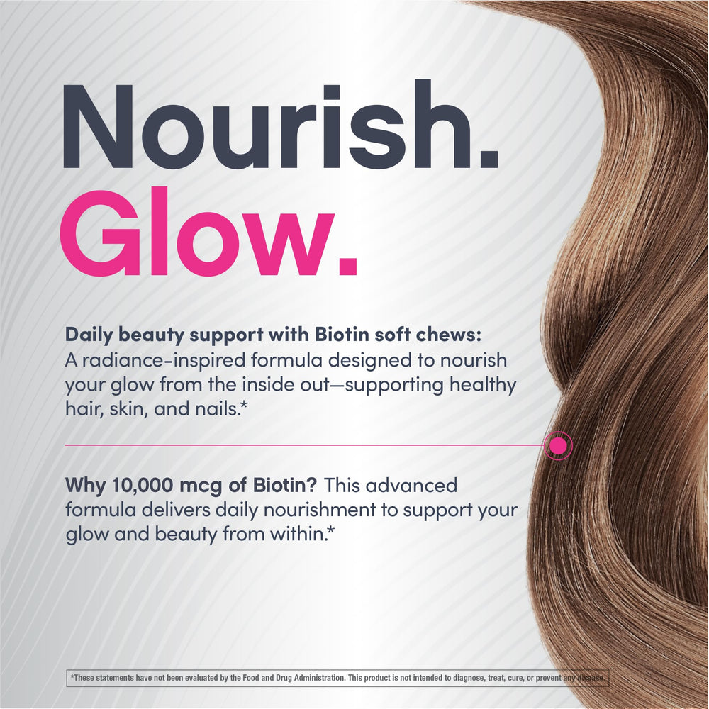 Sobres individuales NeoCell Biotin abiertos con masticables listos para llevar