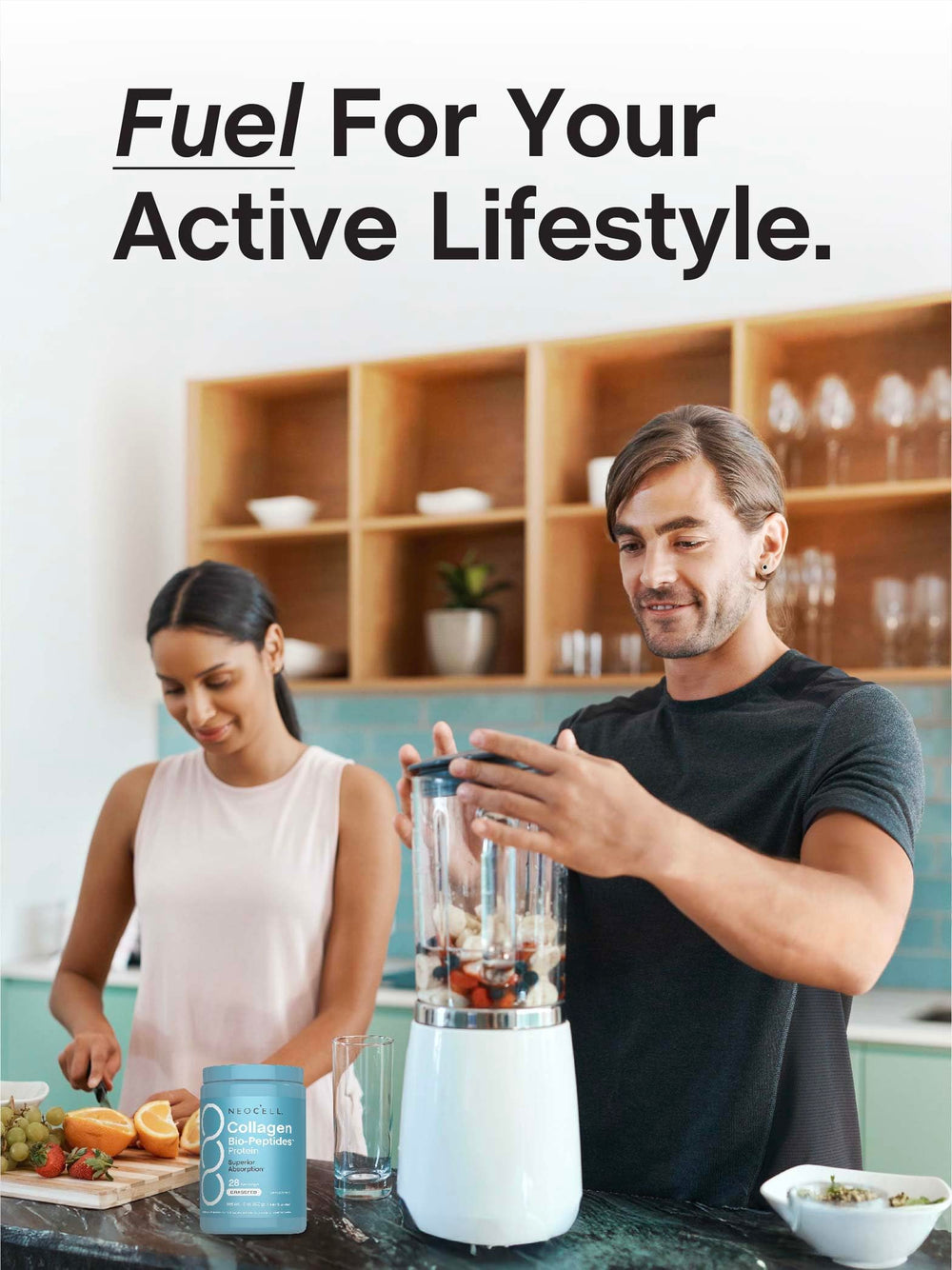 NeoCell Colágeno Bio-Peptidos: apto para dietas cetogénicas y estilos de vida.