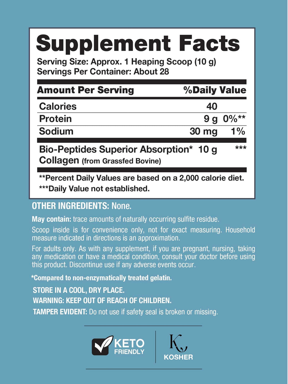 NeoCell Colágeno Bio-Peptidos: mezcla ideal para té.