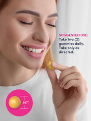 NeoCell frasco abierto con gomitas visibles para comprobar cantidad