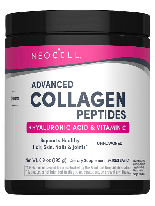NeoCell Super Collagen Plus en bote de 6.9 onzas para el cuidado diario de la piel