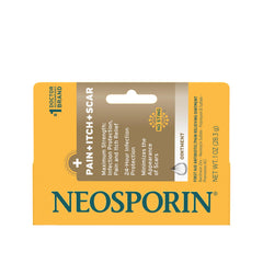 Neosporin detalle que resalta HeliDerm para cicatrización saludable