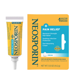 Neosporin pack frontal mostrando los dos tubos y beneficios rápidos