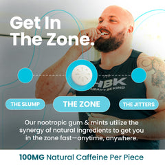 Neuro Energy Focus Gum: etiqueta sin azúcar con información clara para el uso.