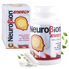 Neurobion frasco frontal mostrando etiquetado claro y beneficios