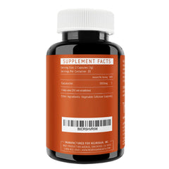 Etiqueta frontal de Neurogan Epicatequina 500 mg con información de calidad.