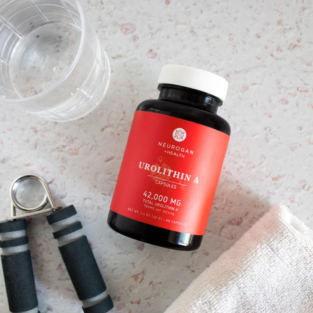 Neurogan Urolitina A, sello de calidad y fabricación en Estados Unidos