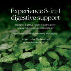New Chapter cápsula All‑Flora en mano demostrando tamaño y facilidad de ingestión