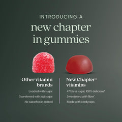 New Chapter etiqueta con sellos USDA Organic y Non-GMO visibles
