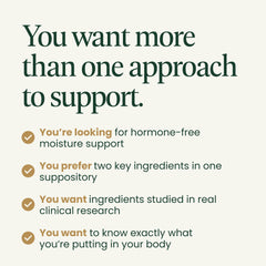 NewLife Naturals textura del supositorio primer plano destacando disolución suave