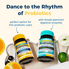 NewRhythm Probiotics veggie capsule close-up for daily use