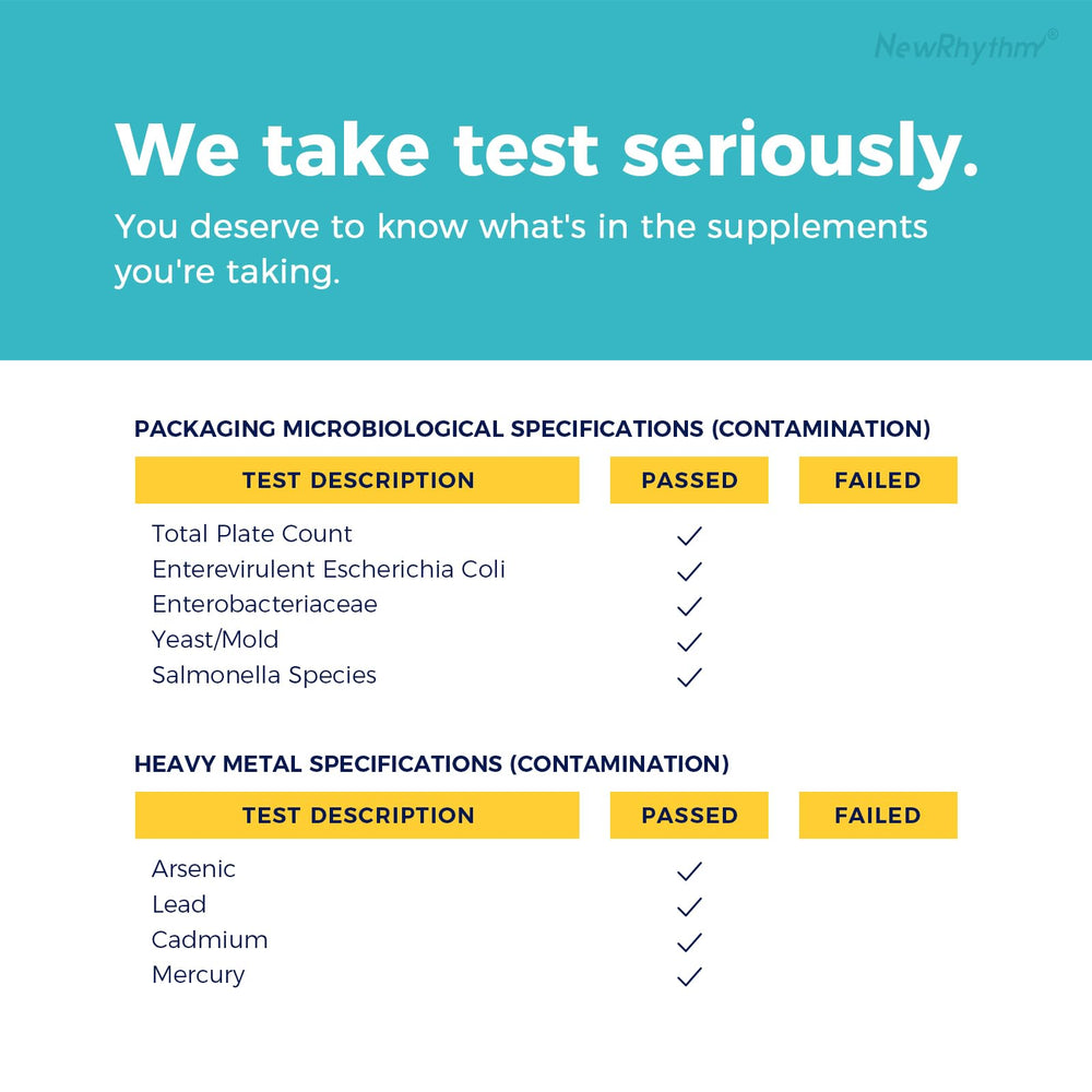 NewRhythm Probiotics formato estable a temperatura ambiente para hogares ocupados.