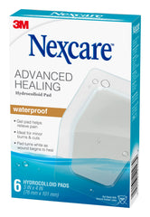 Nexcare apósito visto desde arriba mostrando forma y perfil bajo