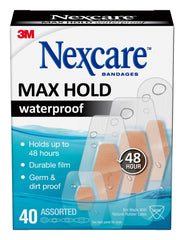 nexcare frente del empaque mostrando 40 unidades y conveniencia