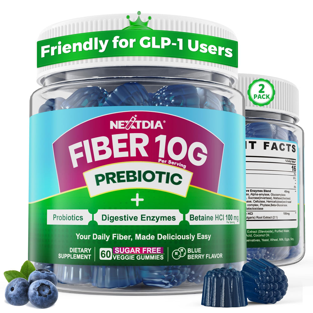 Nextdia empaque frontal mostrando producto y beneficios para digestión