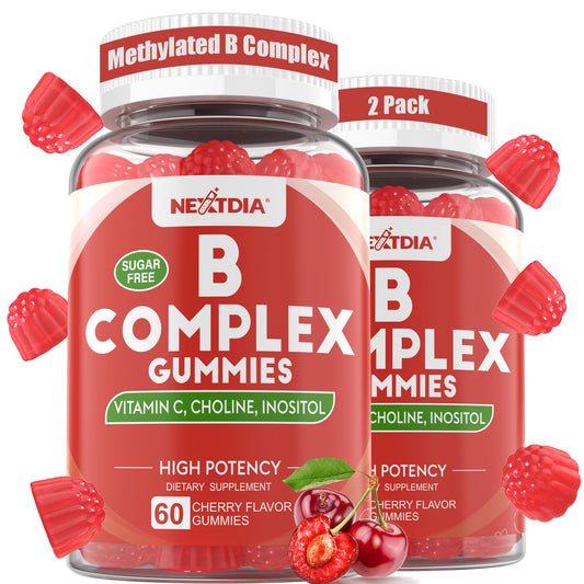 Nextdia empaque frontal mostrando 120 gomitas y beneficio energía