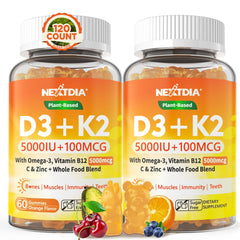 Nextdia envase frontal mostrando gomitas y beneficios claros