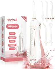 Nicwell frontal del dispositivo mostrando controles y ergonomía para manejo cómodo