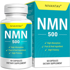 Nivantav frasco frontal mostrando etiqueta y beneficio de pureza