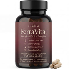 Nivara frasco frontal mostrando etiqueta y beneficios claros