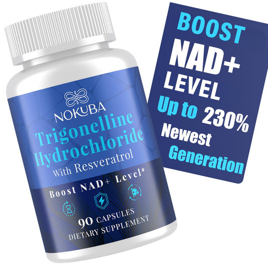 Nokuba Trigonelline HCL 500 mg y Resveratrol 100 mg, cápsulas para uso diario