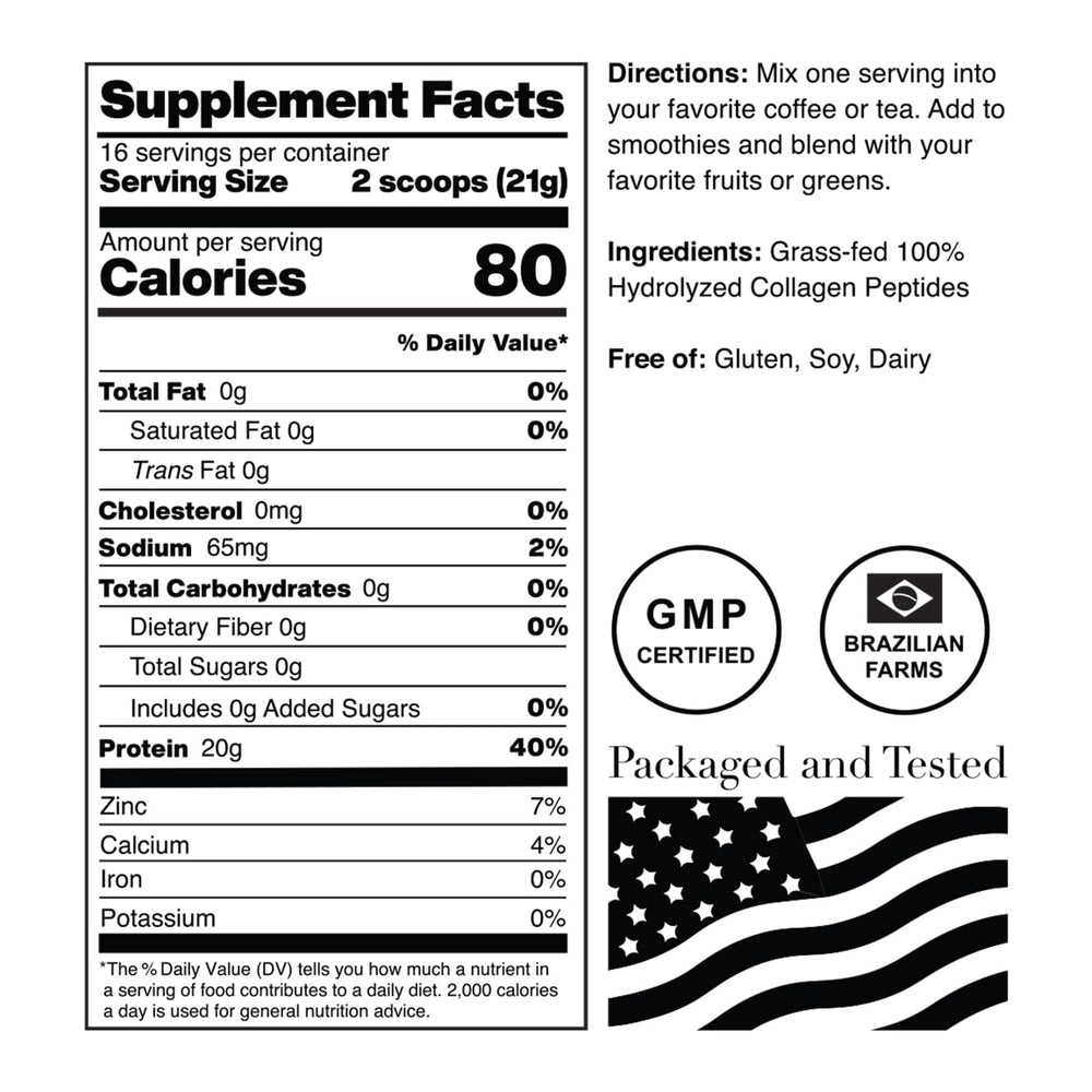 NorCal Organic textura del polvo finamente hidrolizado para mezcla rápida