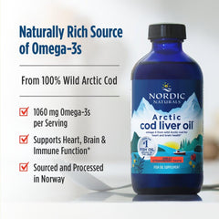 Nordic Naturals aceite servido en cuchara para una toma precisa y cómoda