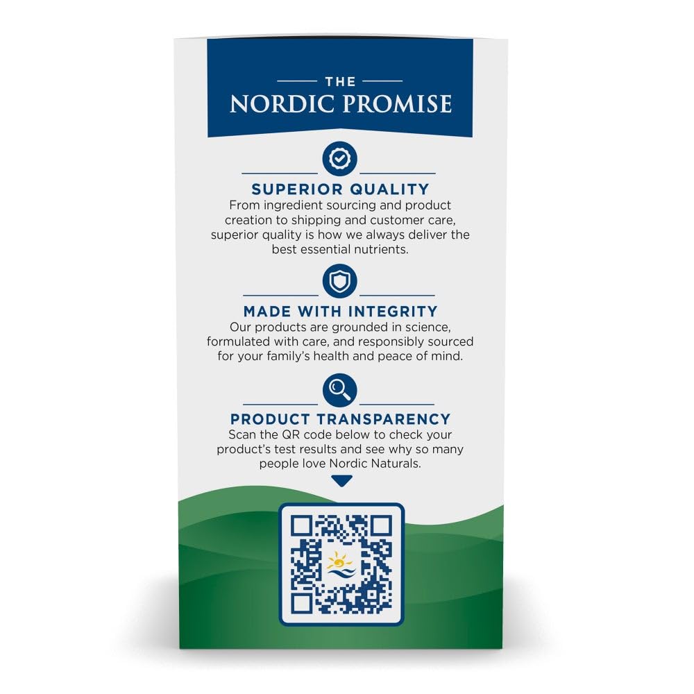 Nordic Naturals comparación de tamaño de la cápsula para dosis