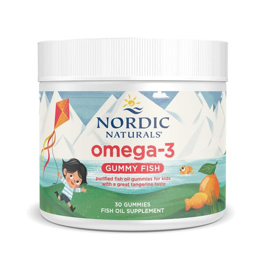 Nordic Naturals envase frontal mostrando 30 unidades y beneficios claros