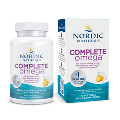 Nordic Naturals envase frontal mostrando 30 cápsulas y etiqueta clara de beneficios