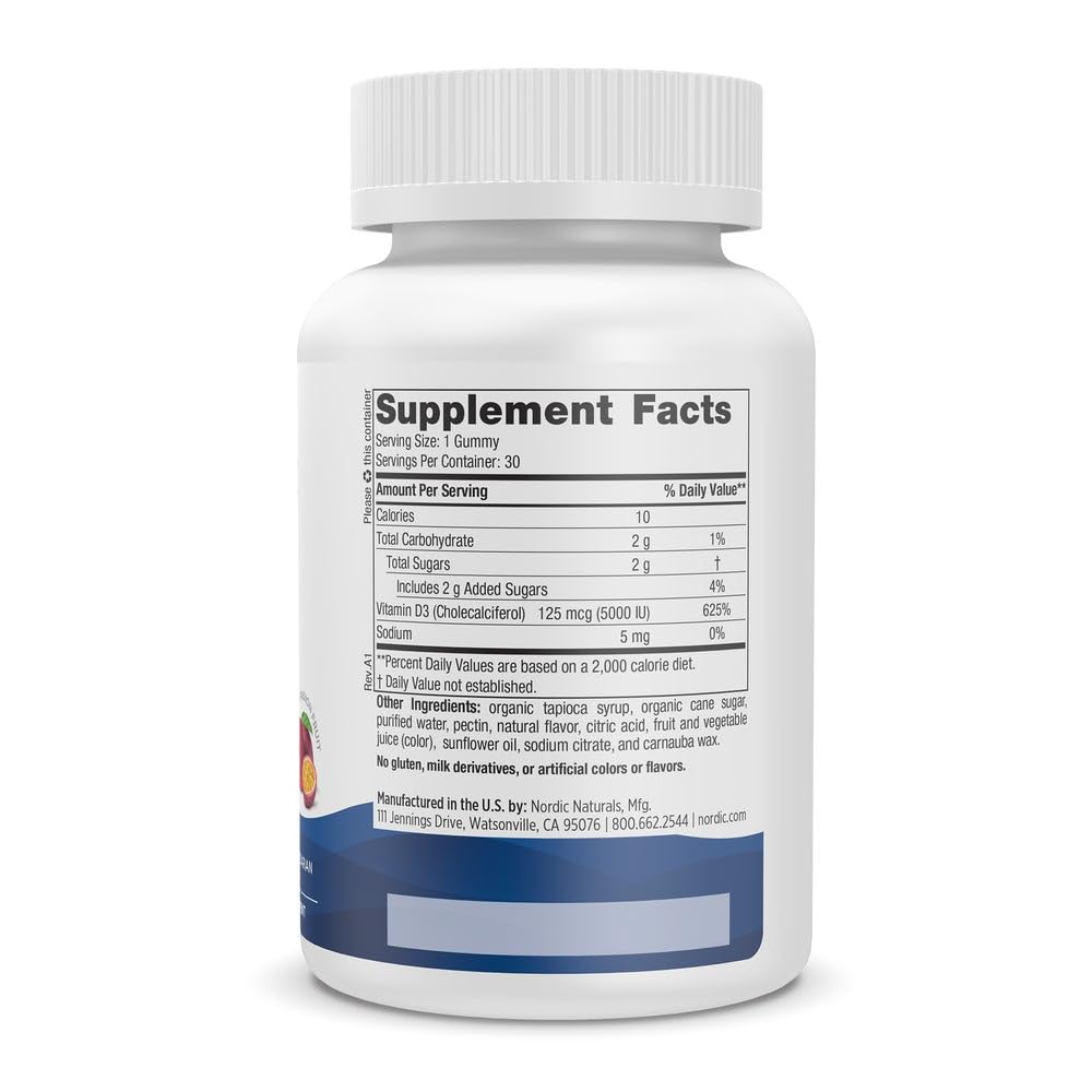 Nordic Naturals detalle de textura de la gominola para apetito y conveniencia