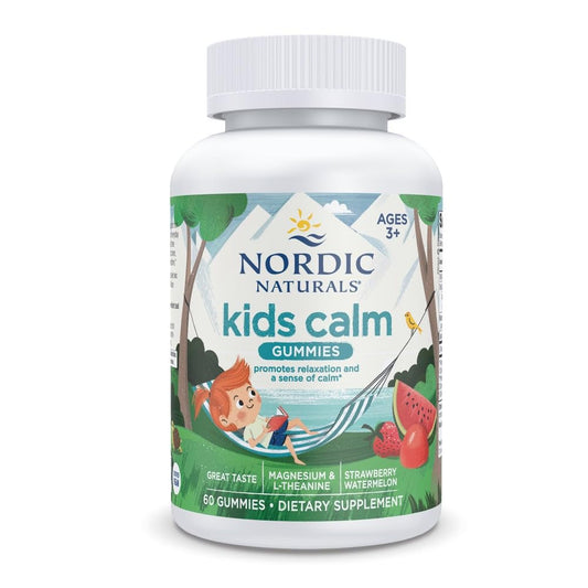 Nordic Naturals envase frontal mostrando 60 gominolas y beneficios