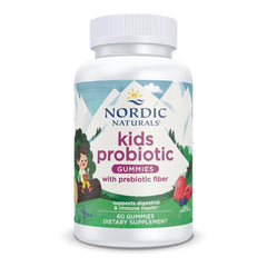 Nordic Naturals Kids Flora Gummies bottle for merry berry punch supporting daily gut balance