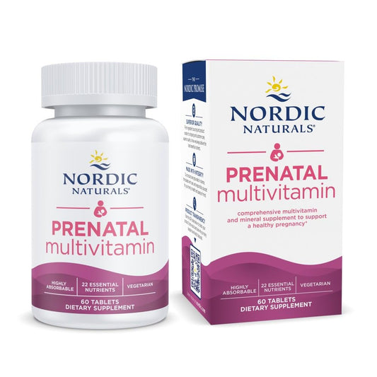 Nordic Naturals empaque frontal mostrando beneficios y cantidad