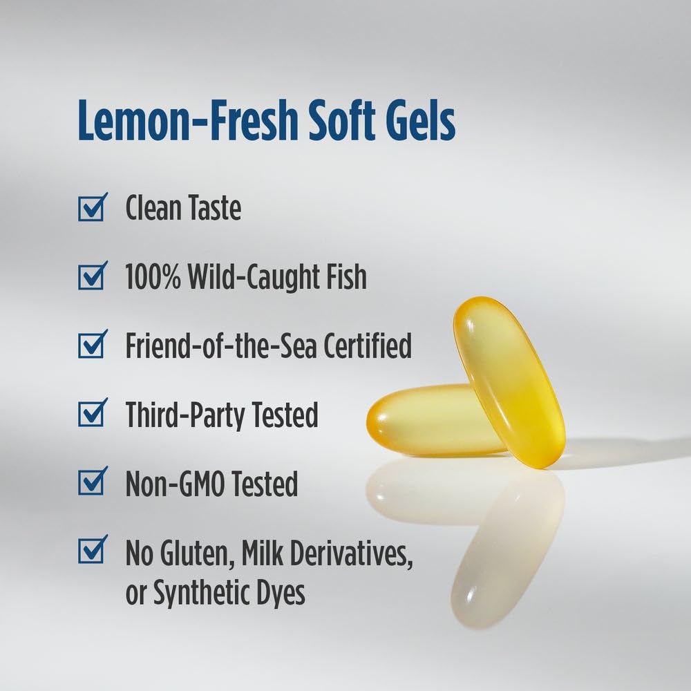 Nordic Naturals aceite con limón, buen sabor y sin regusto a pescado