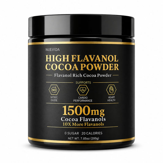 Nordvida empaque frontal mostrando cacao concentrado y uso diario