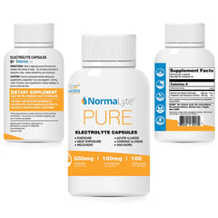 NormaLyte etiqueta con información de sodio y potasio clara