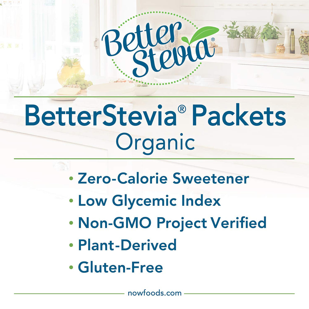 NOW BetterStevia usado en café demostrando disolución rápida