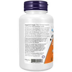 NOW Foods polvo de L‑Citrulline mezclado en batido mostrando mezcla homogénea y conveniencia