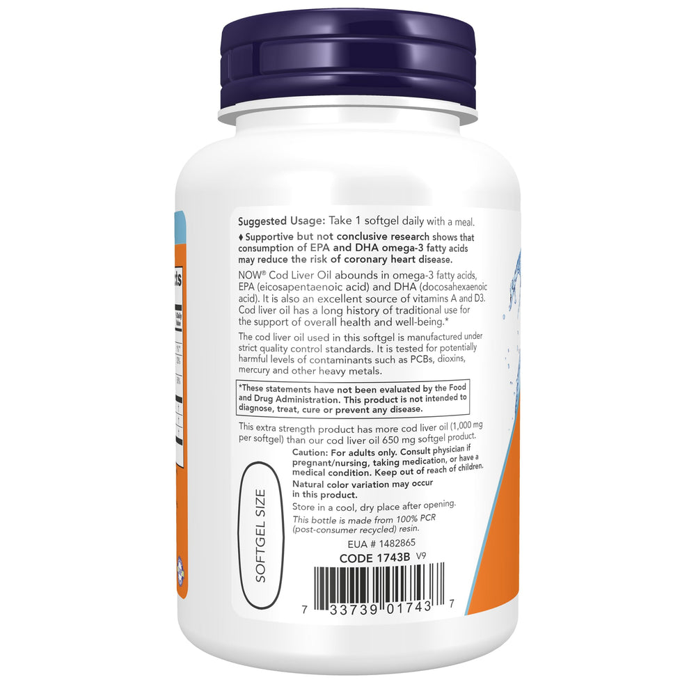 NOW Foods zoom de etiqueta y tabla nutricional, transparencia en ingredientes