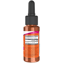 NOW Foods detalle del cuentagotas mostrando dosificación precisa