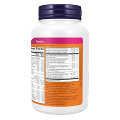 NOW Foods etiqueta con lista de ingredientes para confirmar composición y dosis