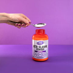 Comparación escala 500 g NOW Foods para referencia de tamaño y duración