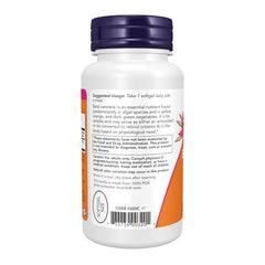 NOW Foods cápsula en mano para comparar tamaño y facilidad de toma