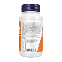 NOW Foods cápsula vegetal en mano para visualizar formato y facilidad de uso