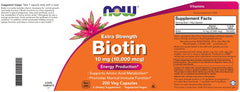 NOW Foods cápsula abierta contenido polvillo para mezclar con alimentos