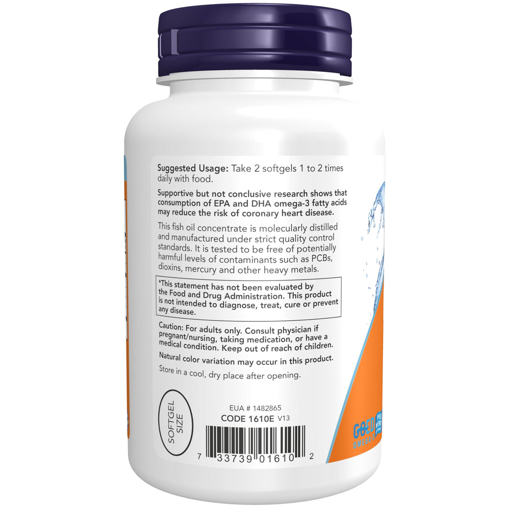 NOW Foods gota de aceite mostrando textura pura y limpidez