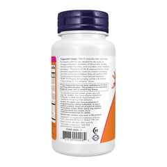 NOW Foods composición con ácidos y CoQ10 destacando apoyo metabólico